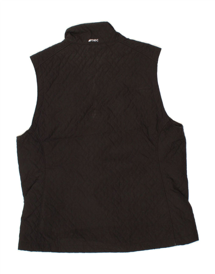 MOUNTAIN EQUIPMENT Womens Quilted Gilet UK 16 Large Black Polyester Vintage Mountain Equipment and Second-Hand Mountain Equipment from Messina Hembry 
