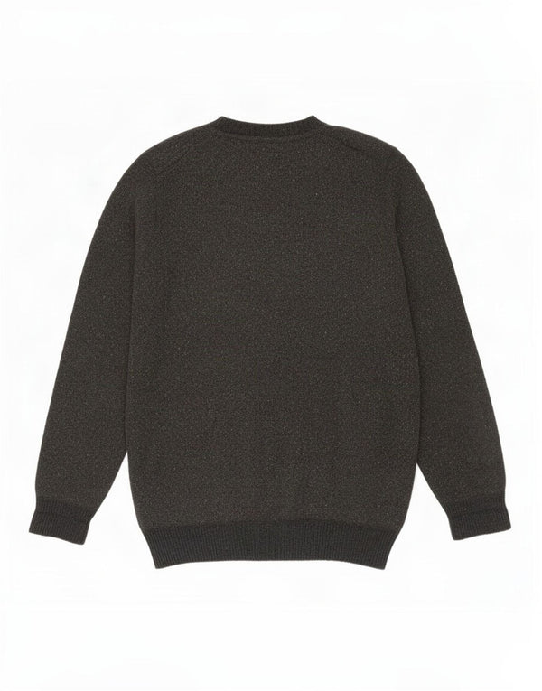 Męski sweter Element z okrągłym dekoltem XL, szary, nakrapiany