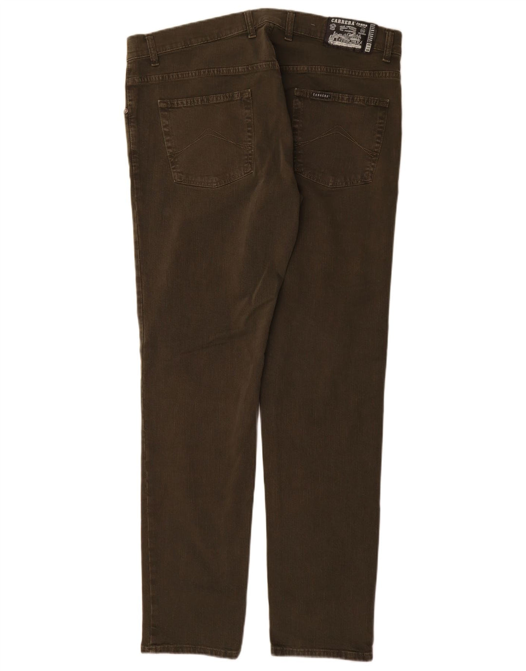 Carrera Męskie 717 Slim Jeans W38 L34 Khaki Bawełna