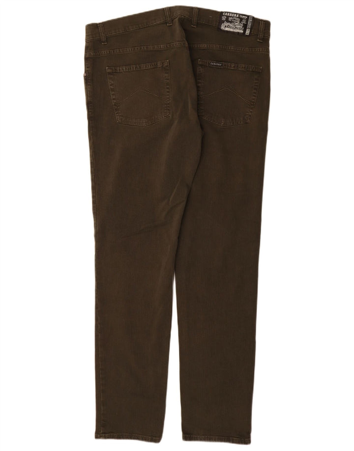 Carrera Męskie 717 Slim Jeans W38 L34 Khaki Bawełna
