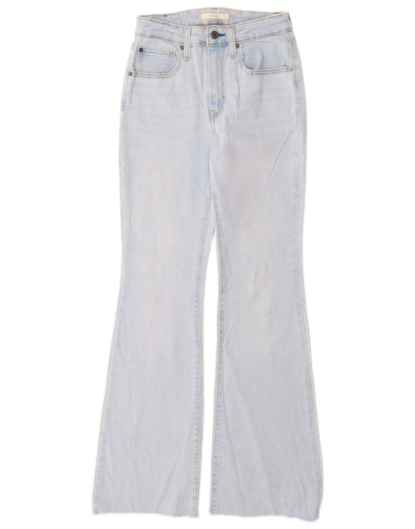 Damskie jeansy LEVI'S 726 Flared W27 L32 Niebieskie bawełniane