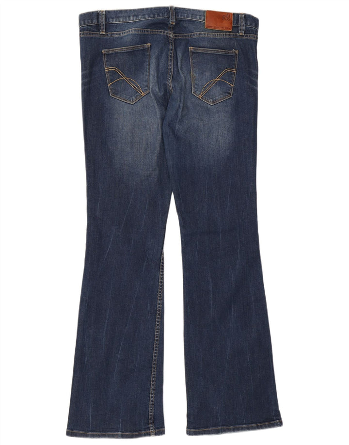 Damskie jeansy rozkloszowane typu Bootcut US 16 2XL W38 L33, niebieskie, bawełniane