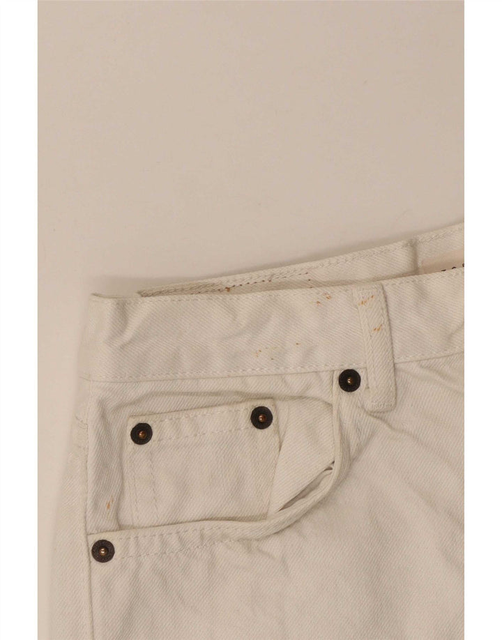 Damskie spodenki jeansowe Topshop W28 Średni biały poliester