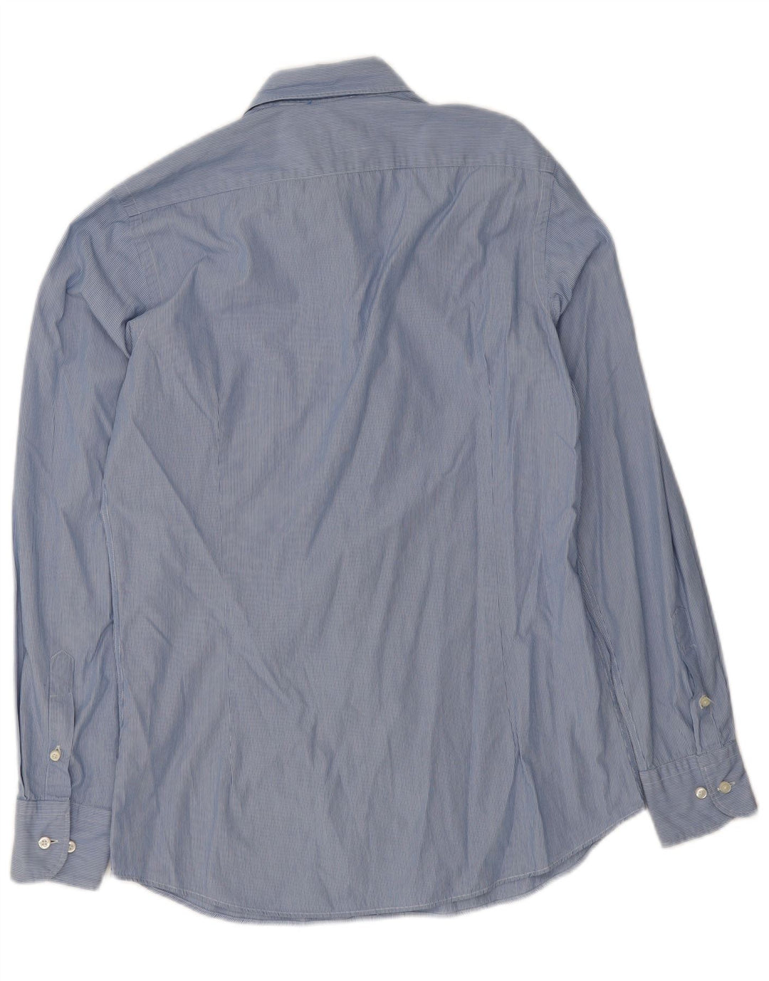 Koszula męska Massimo Dutti Slim Fit, mała, niebieska, bawełniana w prążki