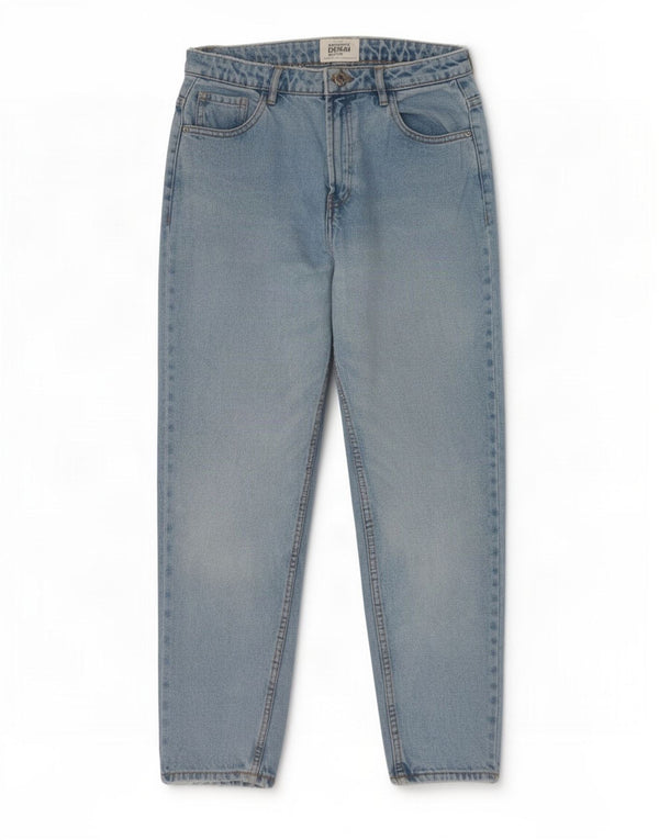 Damskie jeansy Zara Trafaluc Tapered EU 36 XS W26 L26 Niebieskie