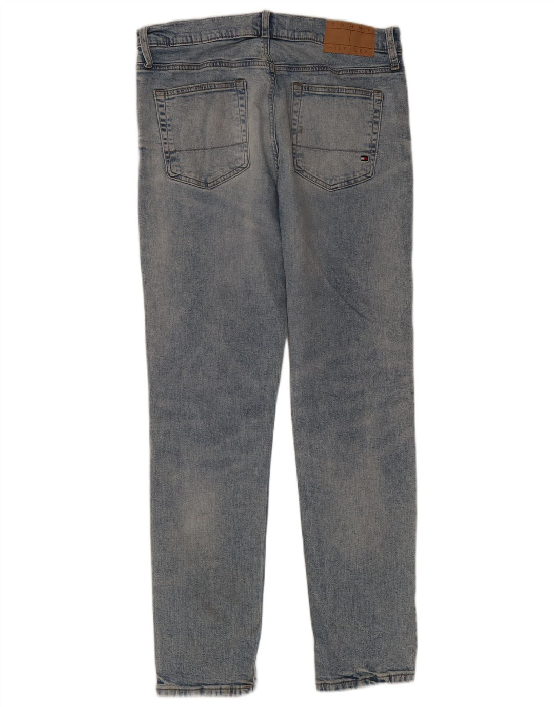 Męskie jeansy slim fit Tommy Hilfiger W34 L32 Niebieskie bawełniane