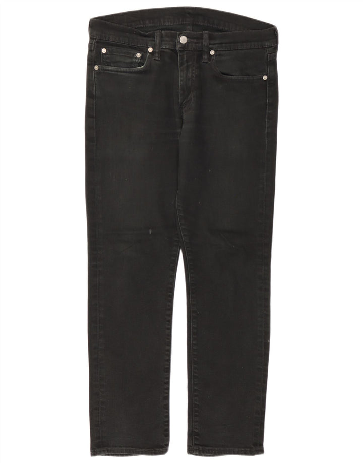 Męskie jeansy Levi's 511 Slim W32 L30 Czarna bawełna