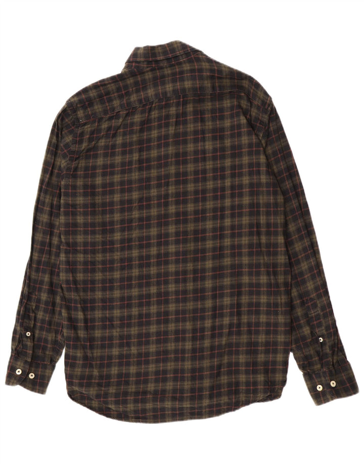 Męska koszula flanelowa Carrera o regularnym kroju, w dużą kratkę khaki