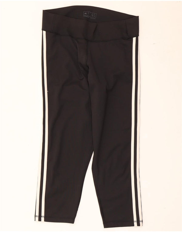 Damskie legginsy Adidas Aeroready Capri UK 16/18, duże czarne