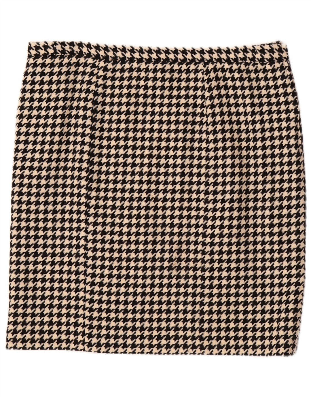 Prosta spódnica damska VINTAGE W36 XL Czarna pepitka