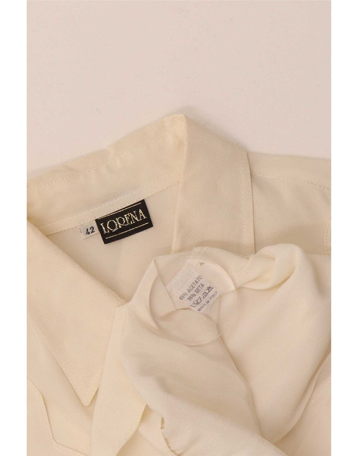 Kobieca bluzka koszulowa Lorena IT 42 Medium Off White Acetate