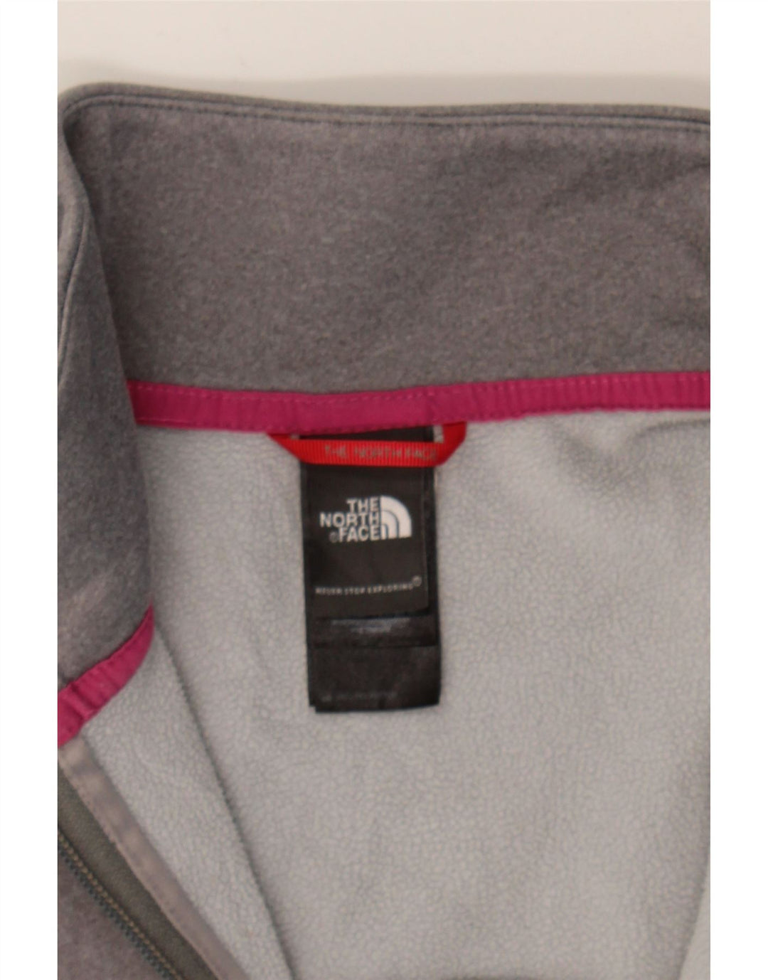 THE NORTH FACE Womens Fleece Jacket UK 12 Medium Grey Polyester Vintage The North Face and Second-Hand The North Face from Messina Hembry 