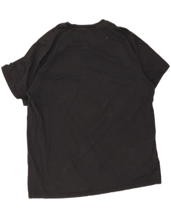 Męska koszulka z grafiką New Balance Top 2XL, czarna bawełna