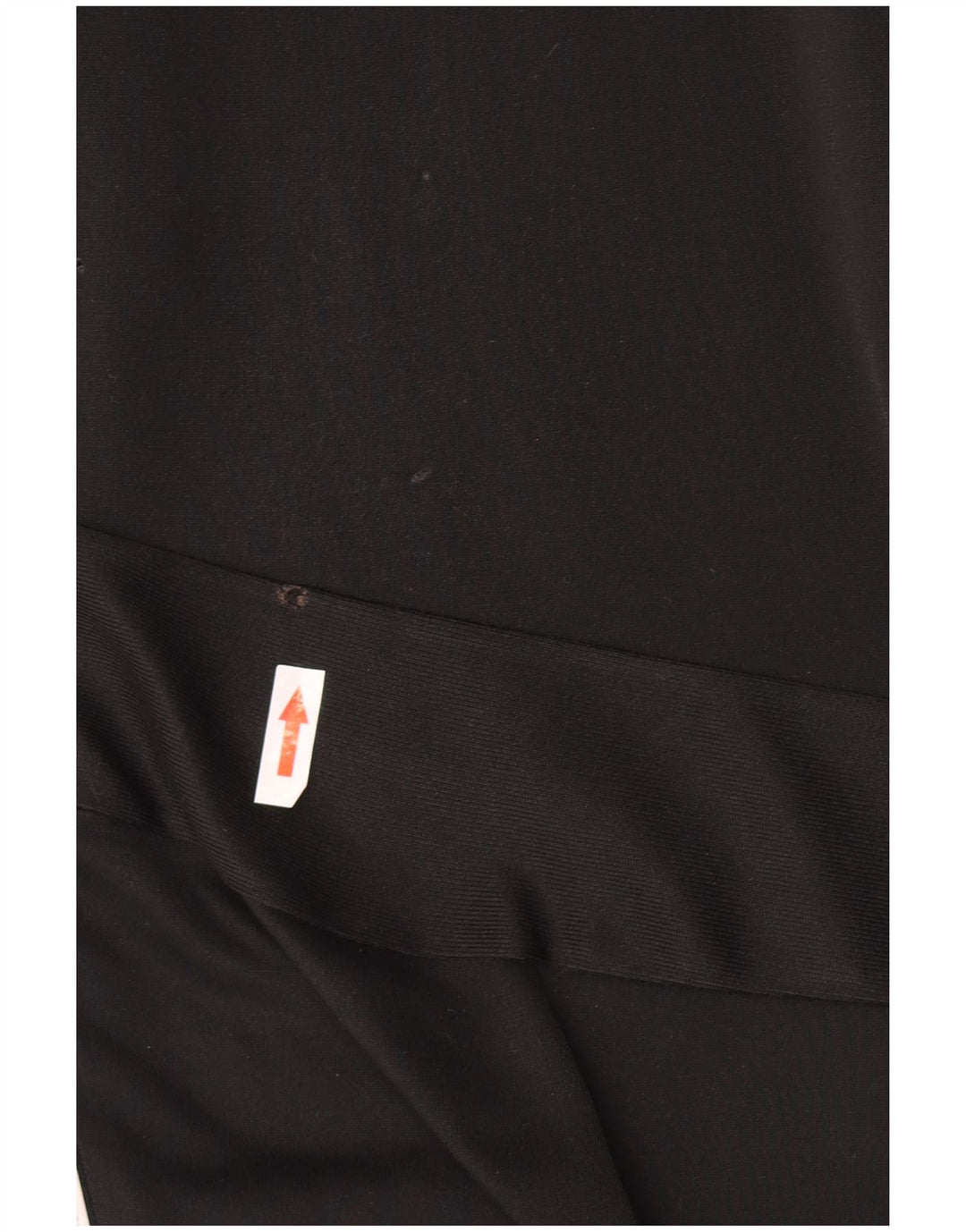 Męskie spodnie dresowe Adidas, duże, czarne, z poliestru w jodełkę