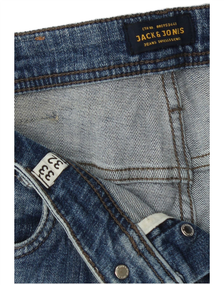 Męskie jeansy Jack & Jones GLENN Slim W33 L32 Niebieskie