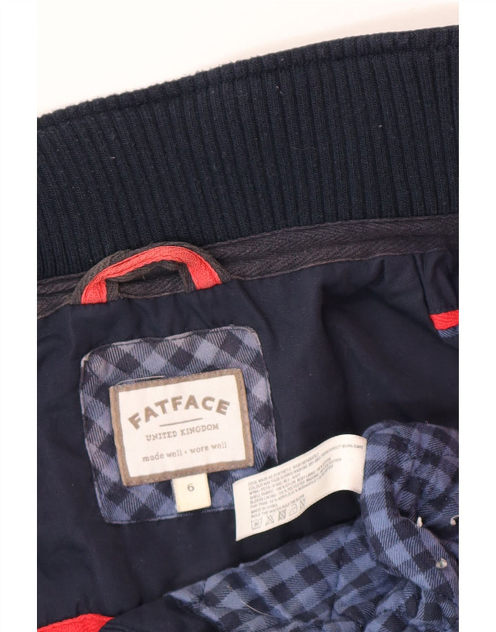 Damska kurtka wiatrówka Fat Face UK 6 XS, granatowa, nylonowa
