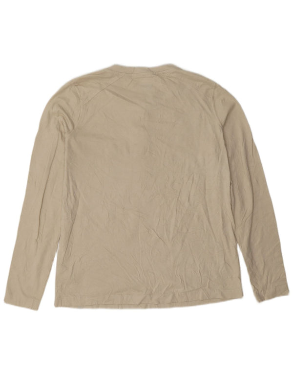 Damski top Dickies z długim rękawem, UK 10, mały, beżowy, bawełniany