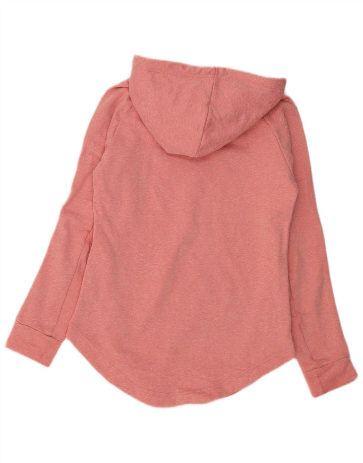 Damska bluza z kapturem ADIDAS z grafiką UK 10, mały róż