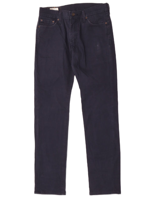 Męskie spodnie Levi's 511 Slim Casual W30 L32 Granatowa bawełna