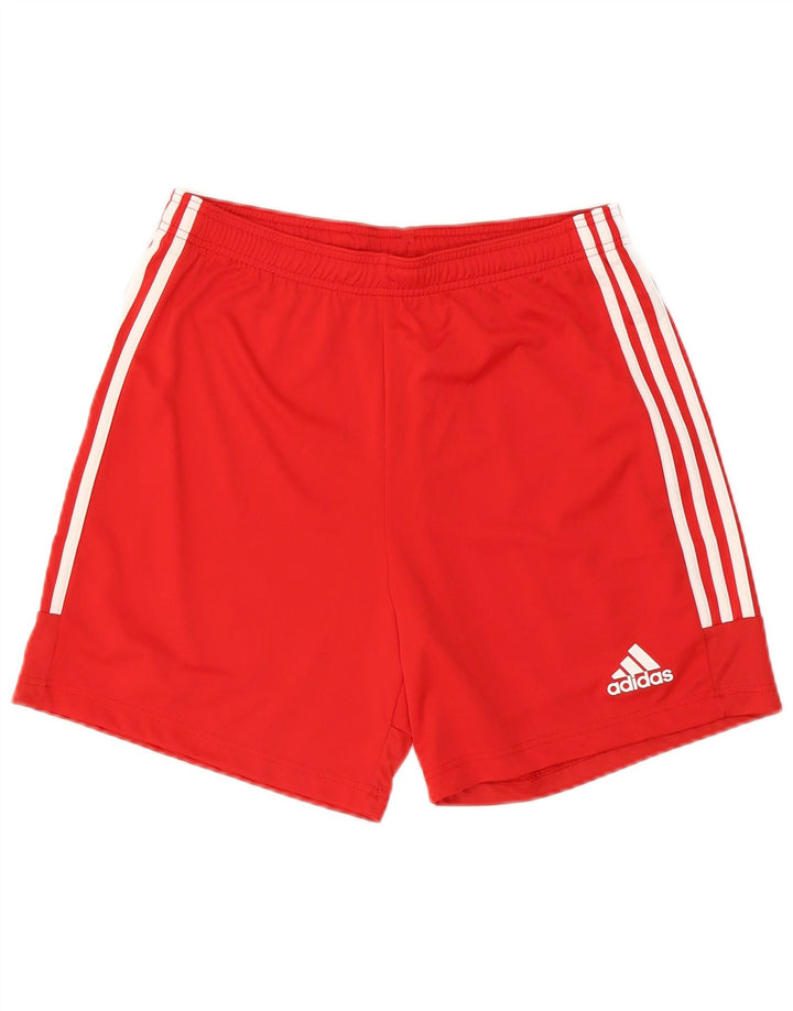 Męskie spodenki sportowe Adidas Aeroready, średni czerwony poliester