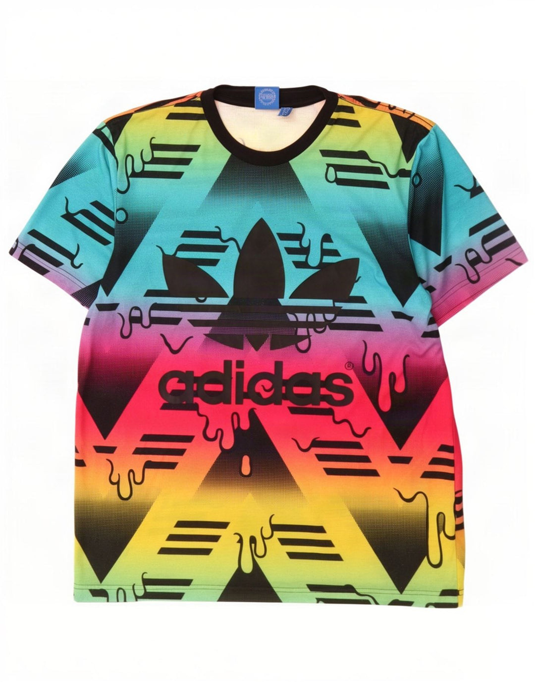 Męska koszulka graficzna Adidas Top Medium wielobarwny poliester