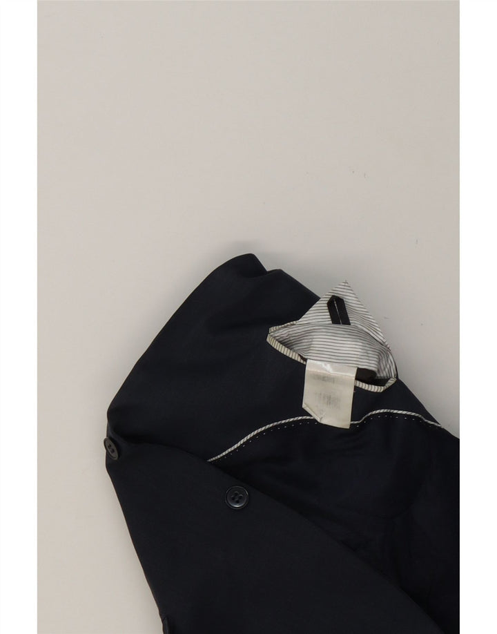 PIERRE CARDIN Mens 2 Button Blazer Jacket UK 42 XL Navy Blue Vintage Pierre Cardin and Second-Hand Pierre Cardin from Messina Hembry 