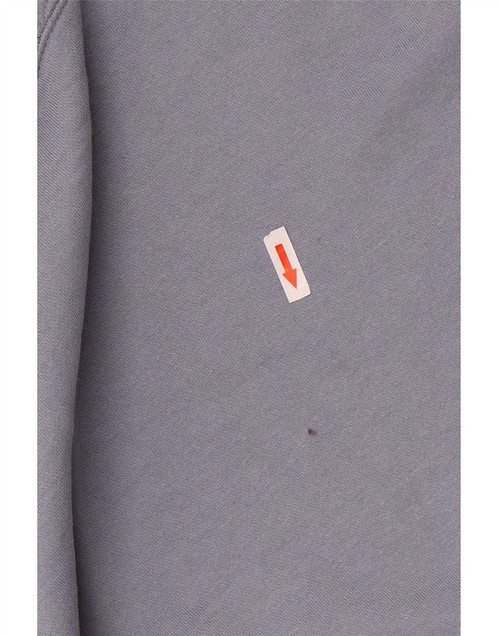 Damski sweter oversize z kapturem Zara UK 10, mały, niebieski poliester
