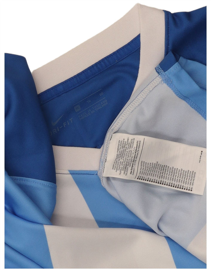 Męski T-shirt Nike Dri Fit Top XL z poliestru w niebieskie paski