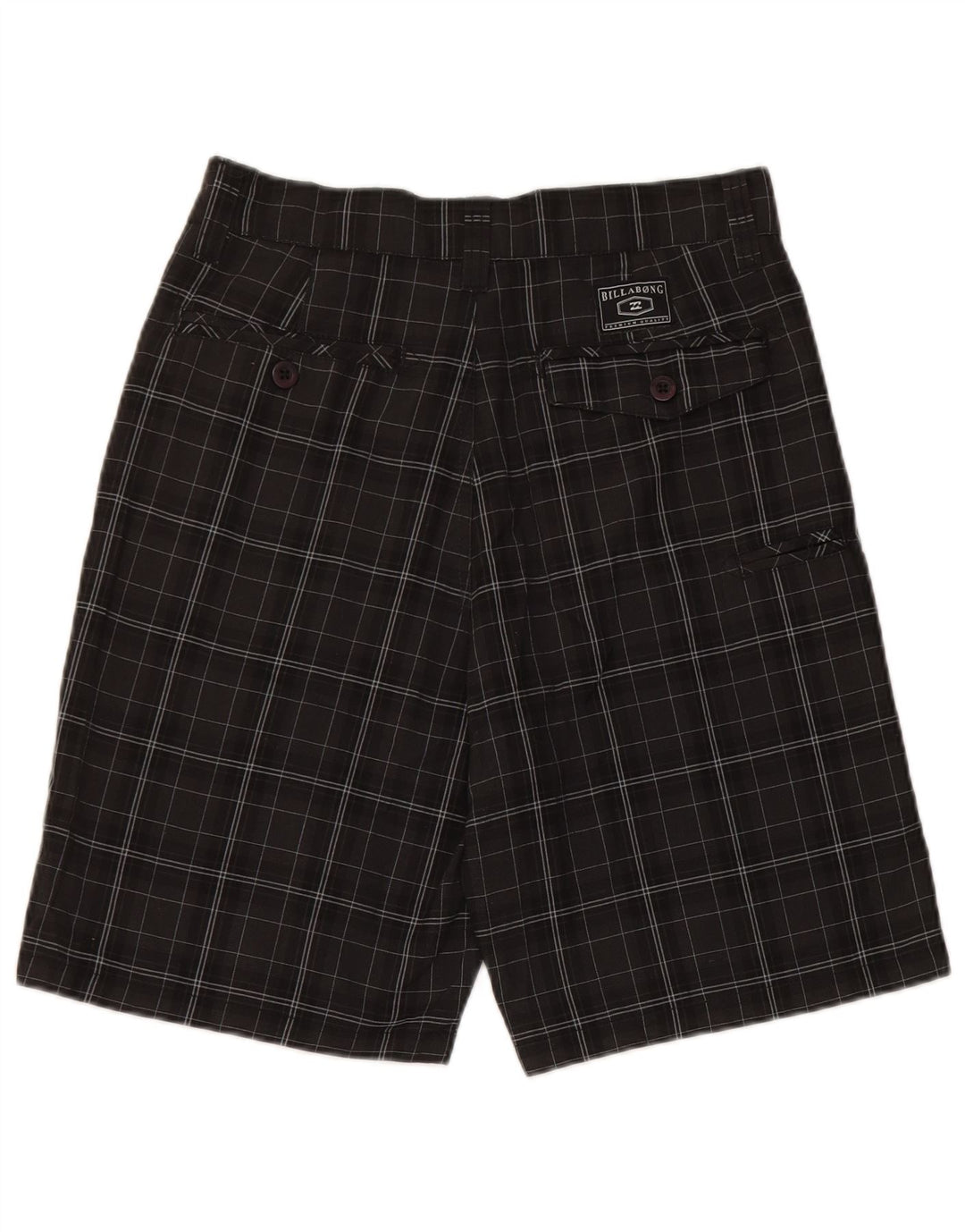 Męskie spodenki Chino Billabong W28 w małą czarną kratkę