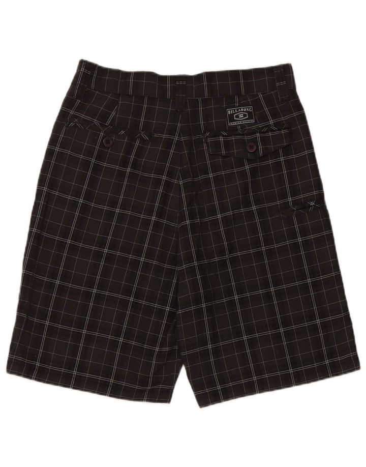 Męskie spodenki Chino Billabong W28 w małą czarną kratkę