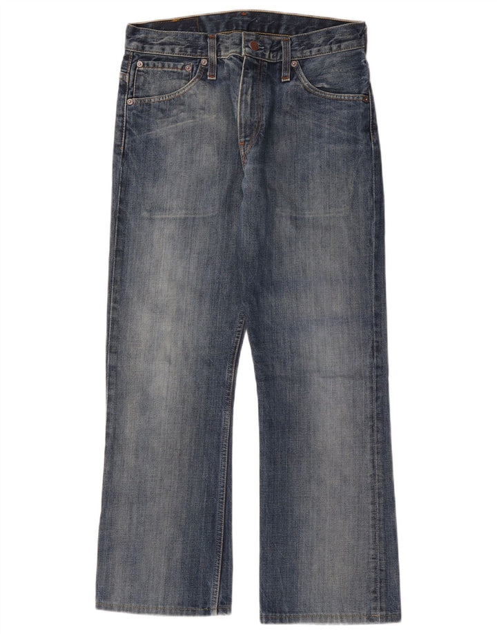 Męskie dżinsy Levi's 507 Bootcut W30 L28 Niebieska bawełna