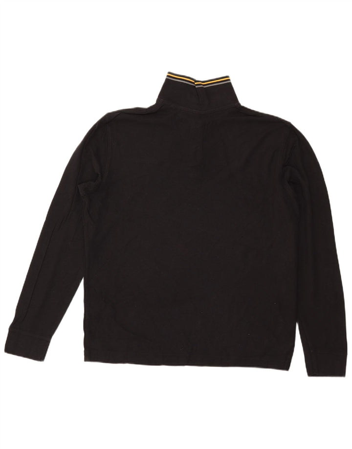 Męska koszulka polo z długim rękawem Lotto, duża, czarna