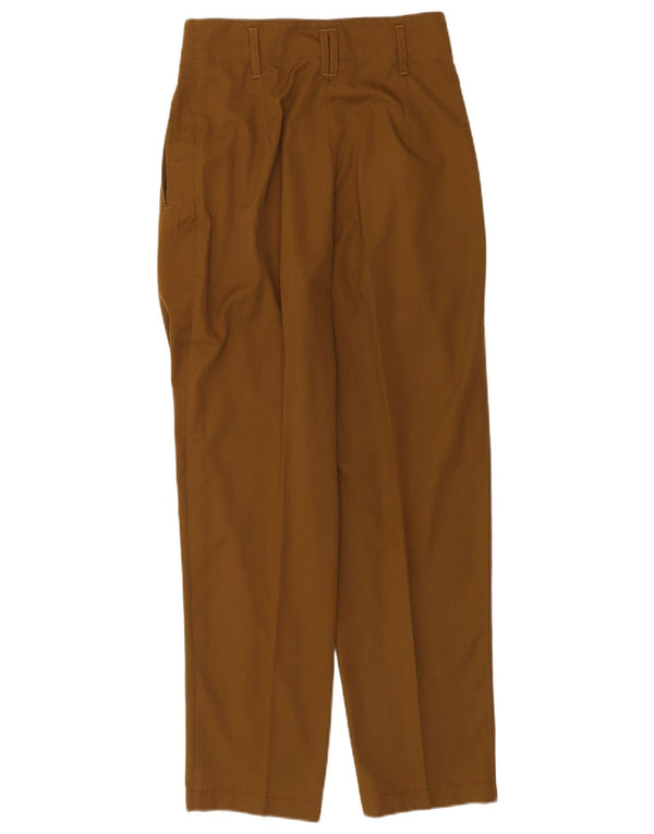 Vintage damskie spodnie na co dzień EU 38 Medium W28 L30 Khaki poliester
