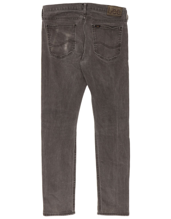 Lee Mens Luke Tapered Slim Jeans W32 L32 Grey Cotton