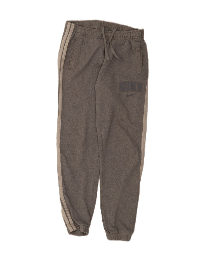NIKE Mens Graphic Tracksuit Trousers Joggers Small  Grey Cotton Vintage Nike and Second-Hand Nike from Messina Hembry 