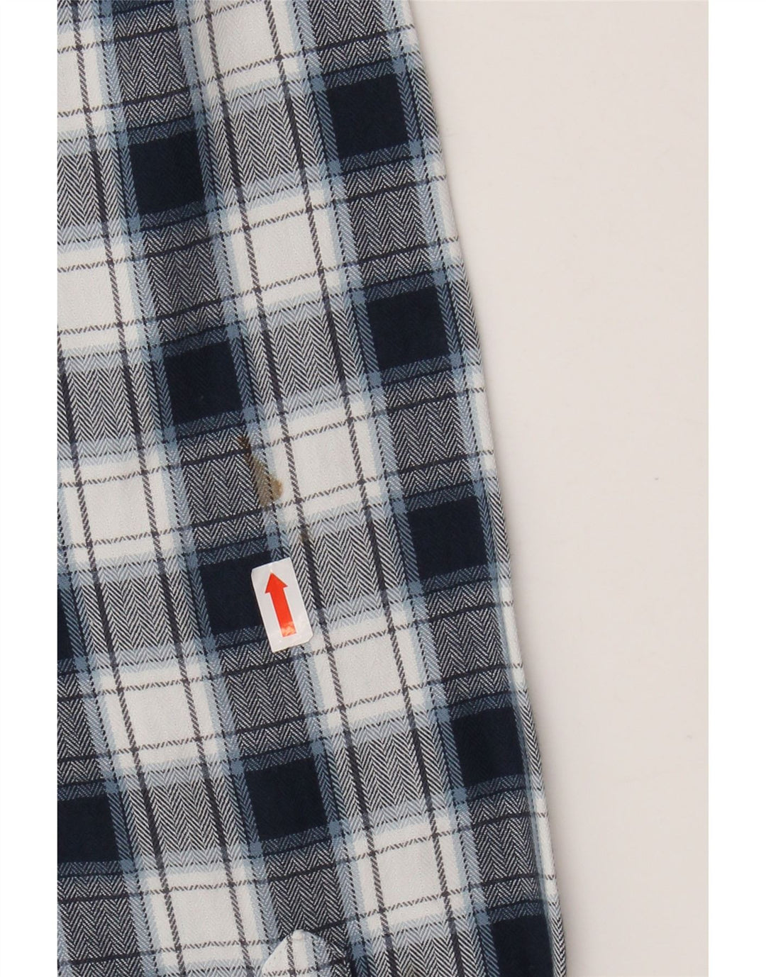 Koszula flanelowa męska REISS o regularnym kroju XL, granatowa, bawełniana w kratkę