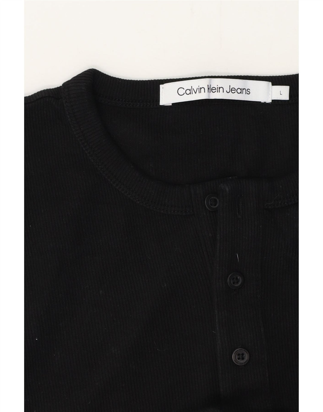 Męski T-shirt CALVIN KLEIN JEANS, duży, czarny