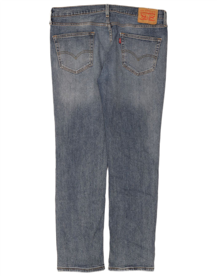 Męskie jeansy Levi's 511 Slim W34 L32 Niebieska bawełna