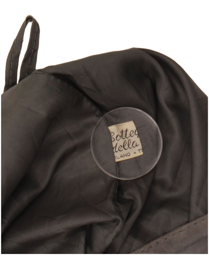 Damska zamszowa spódnica VINTAGE IT 44 W27 L26 Szara