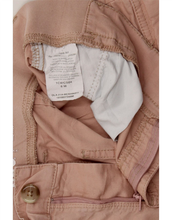 LEE Womens Cargo Shorts US 8 Medium W27 Pink Cotton Vintage Lee and Second-Hand Lee from Messina Hembry 