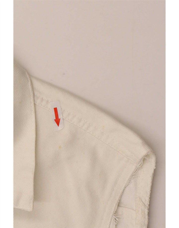 Damska kamizelka jeansowa Levi's UK 14, średnia biel