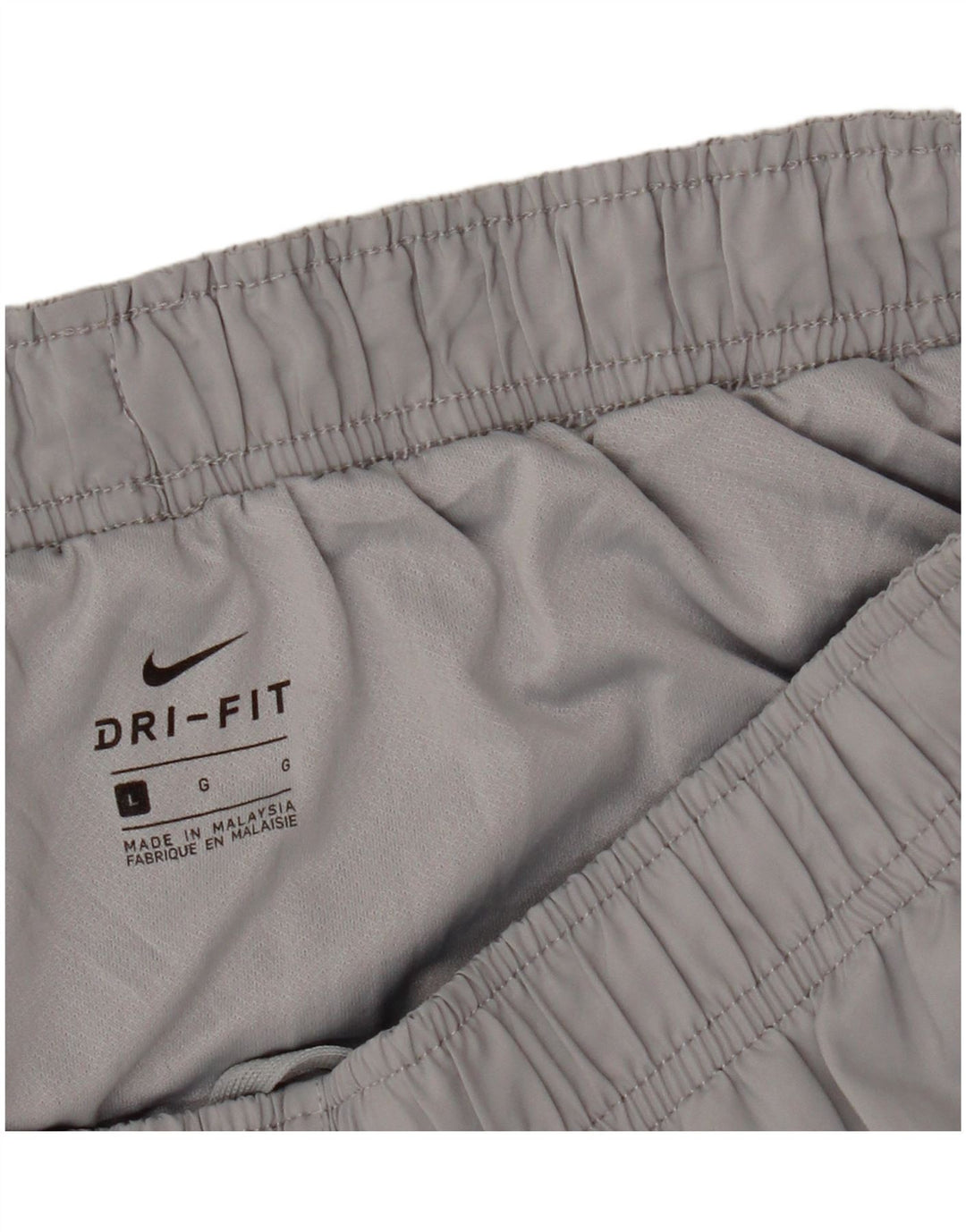 Damskie spodenki sportowe NIKE Dri Fit UK 14, duże, szare