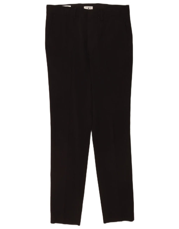 Męskie spodnie typu slim chino Jack & Jones W30 L32 Czarny poliester