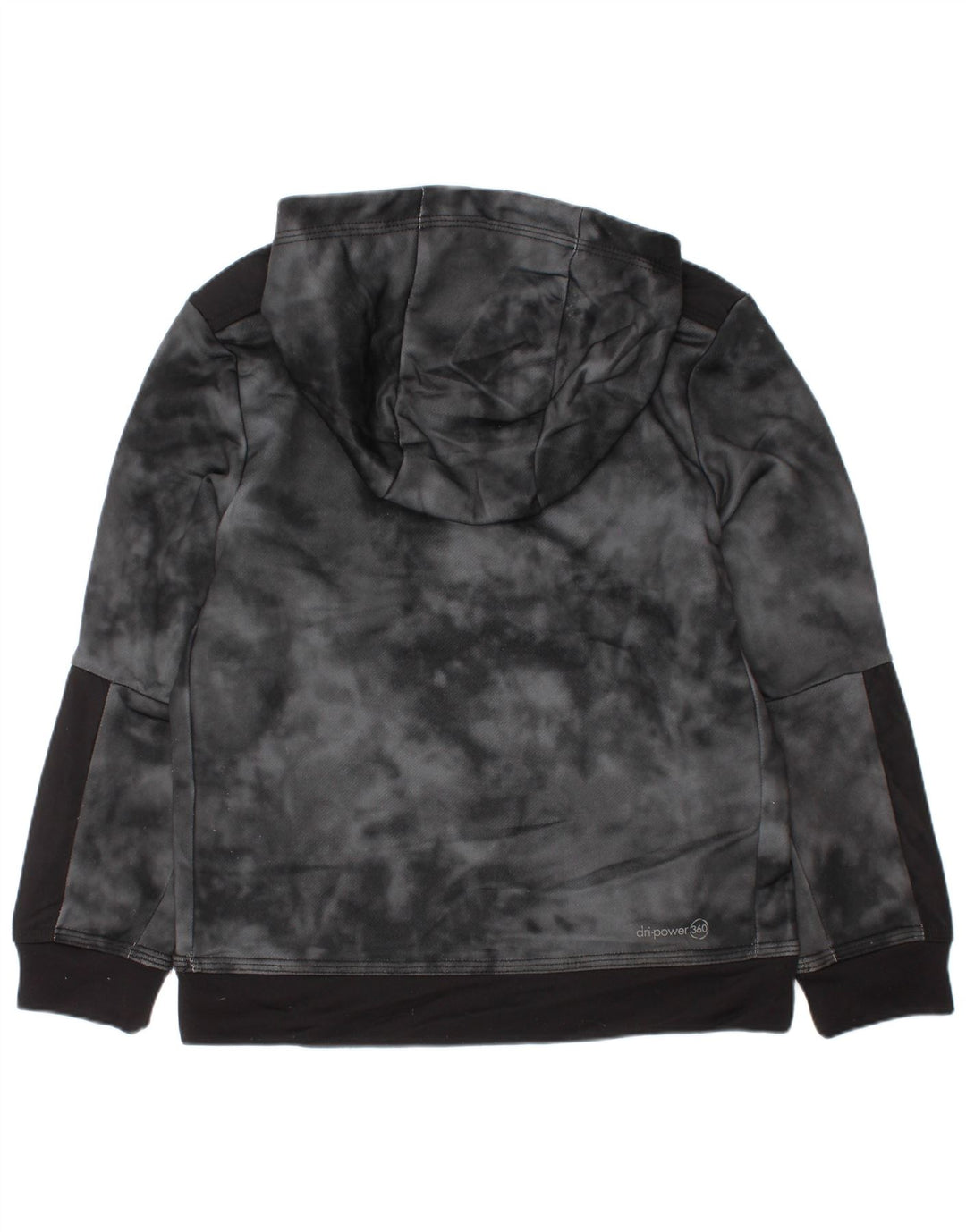 Bluza chłopięca Russell Athletic z kapturem, 6-7 lat, mała, szara, z poliestru typu tie-dye