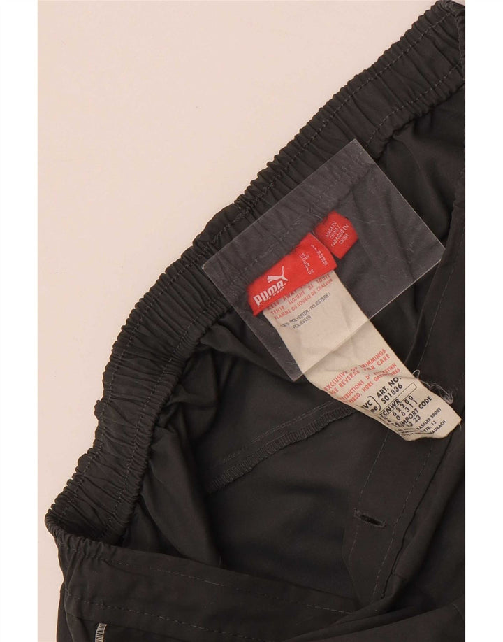 Damskie spodnie dresowe Puma UK 10, małe, szare, poliestrowe
