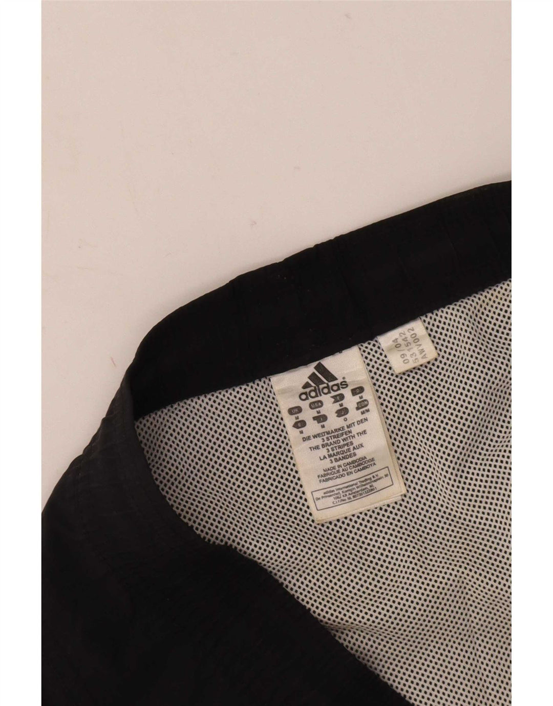 Męskie spodenki kąpielowe Adidas, średni czarny poliamid z blokami kolorów