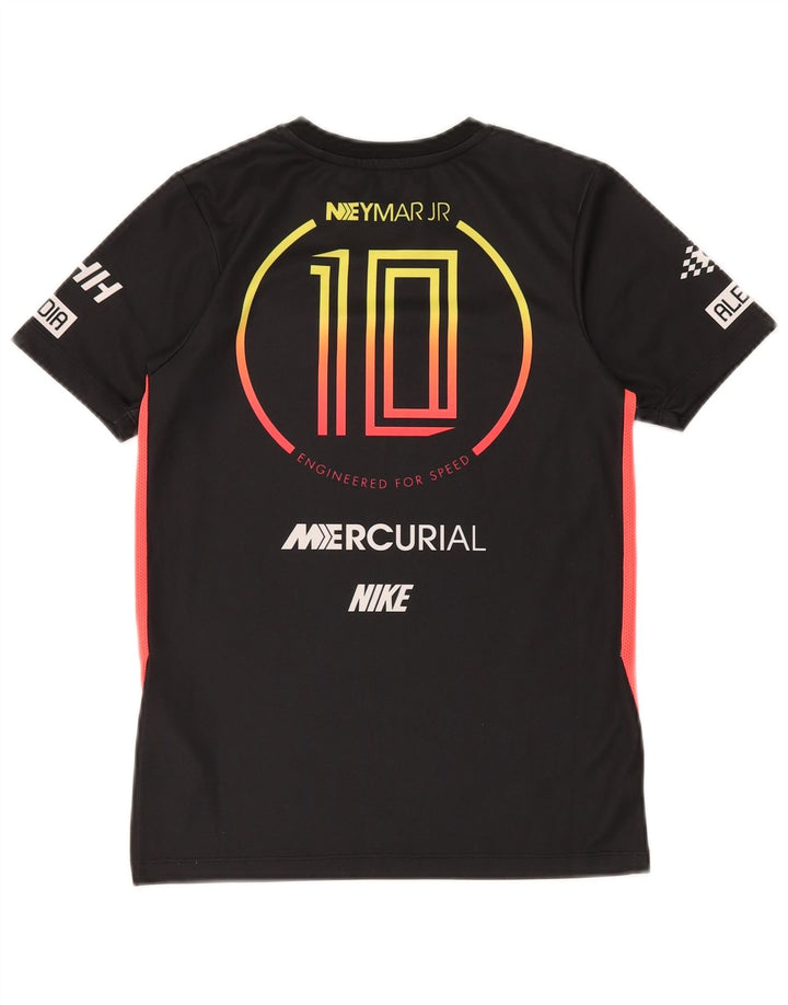 Chłopięcy T-shirt NIKE Mercurial z grafiką, 10-11 lat, średni czarny poliester