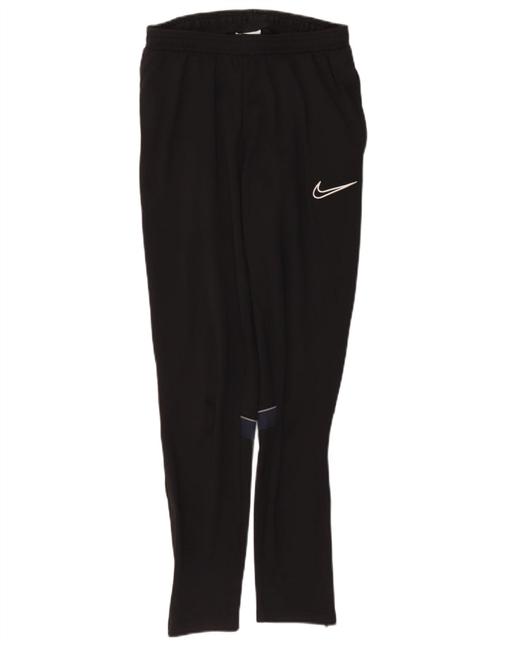 Męskie spodnie dresowe Nike, małe, czarne, poliestrowe