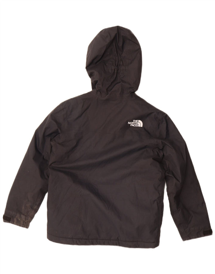 Wyściełana kurtka chłopięca z kapturem The North Face 7-8 lat, mała, czarna, z poliestru