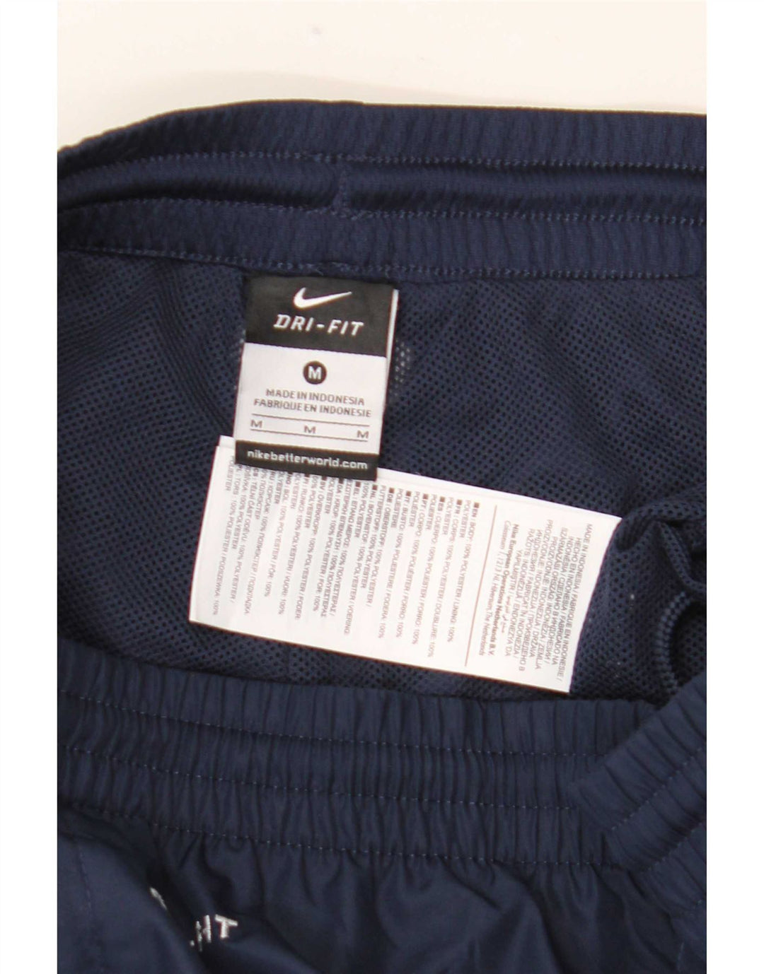 Męskie spodnie dresowe Nike Dri Fit Capri, średni granatowy poliester